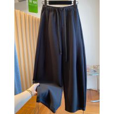 批发【华棉复真超】特大码300斤抽绳束脚卫裤女冬加绒直筒裤长裤