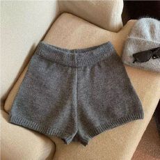 批发官图特价 天猫抖音品质 韩系简约松紧腰毛线针织短裙女