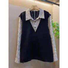 批发【原版做工女装2026年秋冬假两件<b class='q'>衬衫</b>女显瘦<b class='q'>气质</b>独特别致韩系上衣