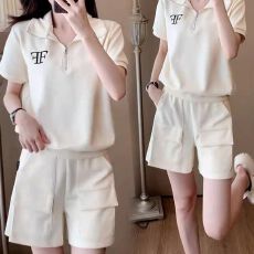 批发时尚<b class='q'>休闲</b>运动服套装女2026夏装新款爆款洋气小个子短袖<b class='q'>短裤</b>两件套