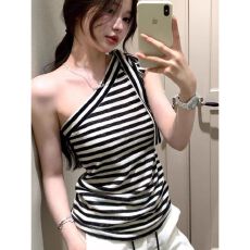 批发原版色织条】高级感超火气质独特巨好看绝美条纹上衣女