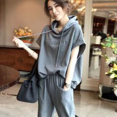 批发运动休闲时尚套装女<b class='q'>欧洲站</b>2026夏季<b class='q'>新款</b>宽松短袖大码两件套