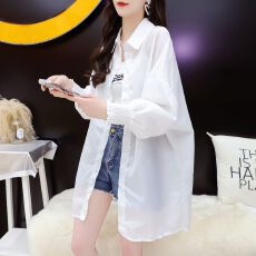 批发【实拍 原版质量】特<b class='q'>大码</b>300斤新款秋季薄款防晒衣衬衫外套女