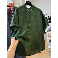 批发240斤特大码胖妹妹夏季潮牌设计感小众港风短袖宽松休闲时尚衬衣