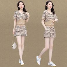 批发网红高端休闲<b class='q'>套装</b><b class='q'>女</b>2026夏季新款时尚运动<b class='q'>卫衣</b>高腰短裤显瘦两件套