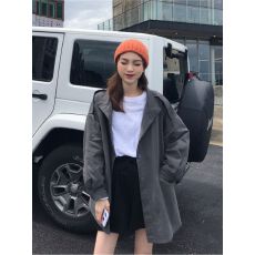 批发女宽松开学季外套工长袖夹克棒球服上衣ins春秋季韩版学生潮