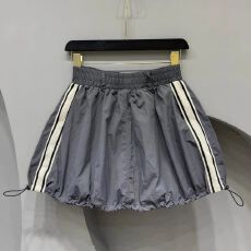 批发有内衬简约百搭休闲短裤裙女大码时尚高腰显瘦阔腿裙子