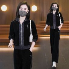 批发2026<b class='q'>大码</b>胖MM网红爆款休闲套装女新款时尚宽松显瘦卫衣运动两件套