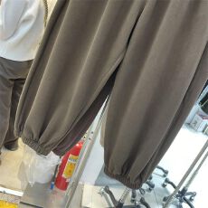 批发【仿棉复真超】特大码300斤加绒加厚<b class='q'>哈伦</b>灯笼阔腿卫<b class='q'>裤</b>