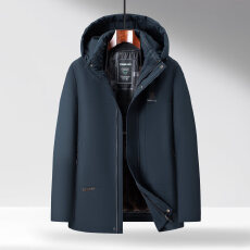 批发旭登堡203可拆卸内胆棉服爸爸冬季加绒加厚外套棉衣男士派克服冬
