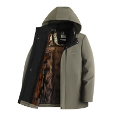 批发旭登堡8513款爸爸棉服棉衣外套金貂绒加绒加厚保暖冬季防寒棉袄男
