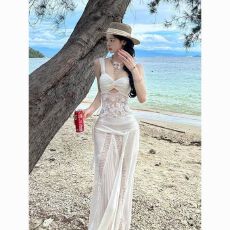 批发设计感蕾丝白色<b class='q'>吊带</b>背心女夏新款内搭辣妹小个子修身外穿露背上衣