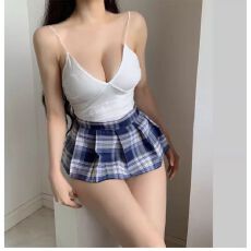 批发夏季新款欧美风<b class='q'>街头</b>减龄休闲性感深V领显瘦短款吊带背心