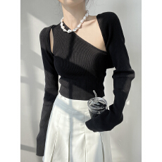 批发新款秋季纯欲风性感辣妹内搭小<b class='q'>背心</b>女高腰<b class='q'>露</b><b class='q'>脐</b>短款披肩显瘦衫上衣