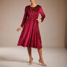 批发<b class='q'>欧美</b>跨境亚马逊大码女式优雅气质质感奢华<b class='q'>高端</b>时尚连衣裙