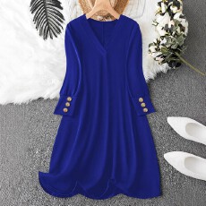 批发新款亚马逊外贸<b class='q'>夏</b>季大码连衣裙子女式大码服装