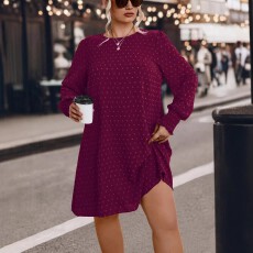 批发<b class='q'>欧美</b>新款亚马逊外贸大码连衣<b class='q'>裙</b>子女式大码服装