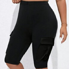 批发<b class='q'>大码</b>女士紧身<b class='q'>裤</b>休闲运动短<b class='q'>裤</b>夏季