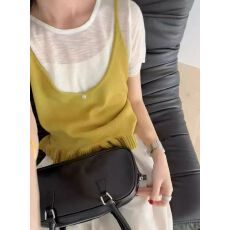 韩式甜美两件套羊毛短袖针织衫女上衣