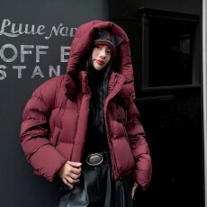 批发羽绒服女高级感冬季女款短款新款鸭绒时尚<b class='q'>韩版</b>外套平湖6680