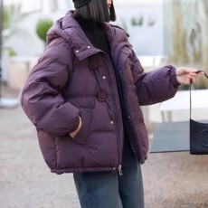 批发羽绒服女高级感冬季女款短款新款鸭绒时尚<b class='q'>韩版</b>外套平湖6683