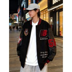 批发青少年棒球服男生国潮刺绣棉服外套学生秋冬美式高街vibe夹克棉衣