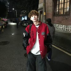 批发高街痞帅加厚夹克棒球服男女秋冬季美式<b class='q'>潮</b>牌撞色刺绣休闲情侣外套