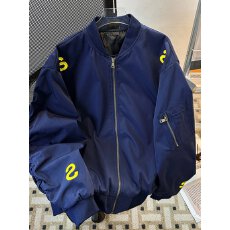 复古刺绣飞行员夹克男宽松潮牌情侣棒球服秋冬季美式cleanfit外套