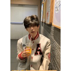 美式复古重工字母刺绣棒球服男春秋宽松加厚夹克潮牌百搭情侣外套