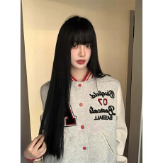 美式复古小众高街字母刺绣棒球服女秋冬美式复古潮牌情侣夹克外套