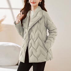 批发新款90绒一手长2025冬季高级感气质修身保暖时尚白鸭绒羽绒服<b class='q'>女</b>