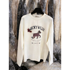 批发德绒磨毛新年奔腾小马 卡通双面加厚暖绒长袖T恤减龄<b class='q'>百搭</b>内搭上衣