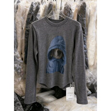 批发<b class='q'>加绒</b>磨毛美式小狗印花圆领长袖T恤女辣妹时髦<b class='q'>打底衫</b>修身显瘦上衣