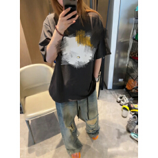 批发<b class='q'>韩国</b>东大门<b class='q'>代购</b>水洗做旧黑灰色软软面料短袖<b class='q'>t</b><b class='q'>恤</b>