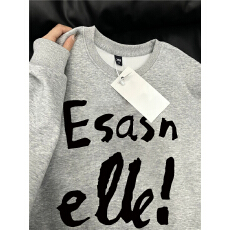 批发重磅纯棉美式潮牌字母套头卫衣大码男女春秋冬宽松长袖上衣情侣装