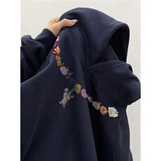 批发重磅纯棉美式高街潮牌连帽卫衣男女款薄款秋冬加绒加厚大码情侣装