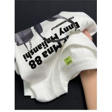 批发重磅纯棉美式复古长袖t恤男女春<b class='q'>秋</b>设计感宽松中性潮牌打底白T上衣