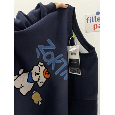 批发重磅纯棉美式复古高街<b class='q'>潮</b>牌oversize灰色卫衣男款加绒银狐绒情侣装