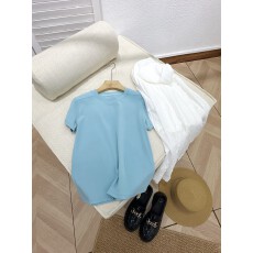 批发美*洋同款瘦瘦T优可丝棉正肩短袖打底衫女T恤宽松遮肚<b class='q'>显瘦</b>上衣