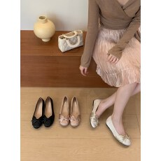 批发2026秋季<b class='q'>新款</b>单鞋高跟内增高绸缎面浅口<b class='q'>女鞋</b>