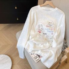 批发雪花冰爽棉<b class='q'>T</b><b class='q'>恤</b>女胖mm大码女装宽松<b class='q'>长袖</b>防晒衣空调罩衫