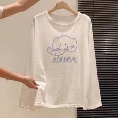批发雪花冰爽棉<b class='q'>T</b><b class='q'>恤</b>女薄款胖mm大码女装<b class='q'>长袖</b>防晒衣空调罩衫