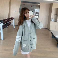 批发6535鱼鳞 秋季<b class='q'>卫衣</b>外套女春<b class='q'>韩版</b>宽松长袖开衫古着盐系上衣