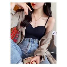 批发<b class='q'>抹胸</b>女吊带内衣一体式背心<b class='q'>文胸</b>外穿聚拢美背无痕冰丝上衣固定胸垫