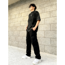 批发重工水洗纯棉复古做旧柔软亲肤<b class='q'>夏</b>季男士  一件代发 联系店长