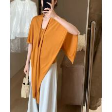 批发高级感毛针织衫外套女2026春季新款宽松独特巨好看不规则开衫披肩
