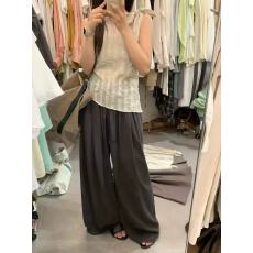 批发2026夏季新款韩系立领后绑带蝴蝶结背心<b class='q'>衬衫</b>女设计感显瘦无袖上衣