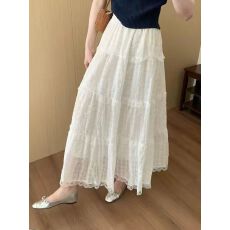 批发甜美韩系钩花层层蛋糕半<b class='q'>裙</b>2026春季新款百搭高腰显瘦半身<b class='q'>裙</b><b class='q'>伞</b><b class='q'>裙</b>女