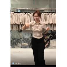 批发设计感polo<b class='q'>翻领</b>短袖<b class='q'>t</b><b class='q'>恤</b>女2026夏季新款独特漂亮巨好看的短款上衣
