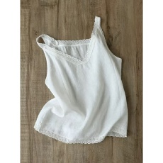 批发40支92棉夏季蕾丝花边薄款棉麻吊带背心女大码<b class='q'>宽松</b>外穿内搭打底衫